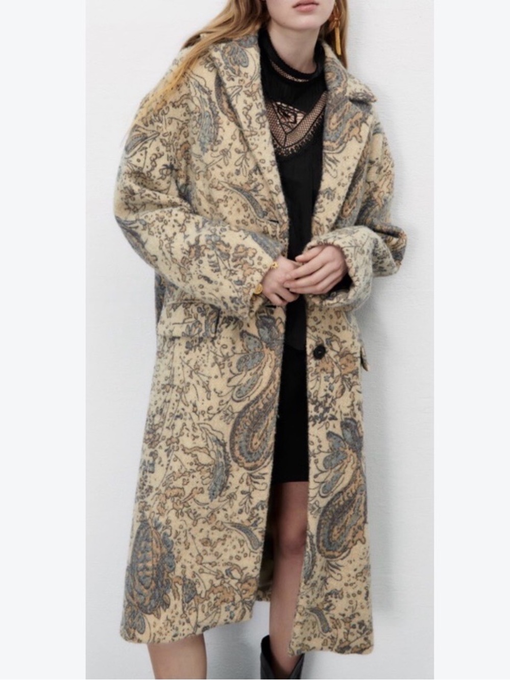 Zara Oversized Limited Edition Wool Coat